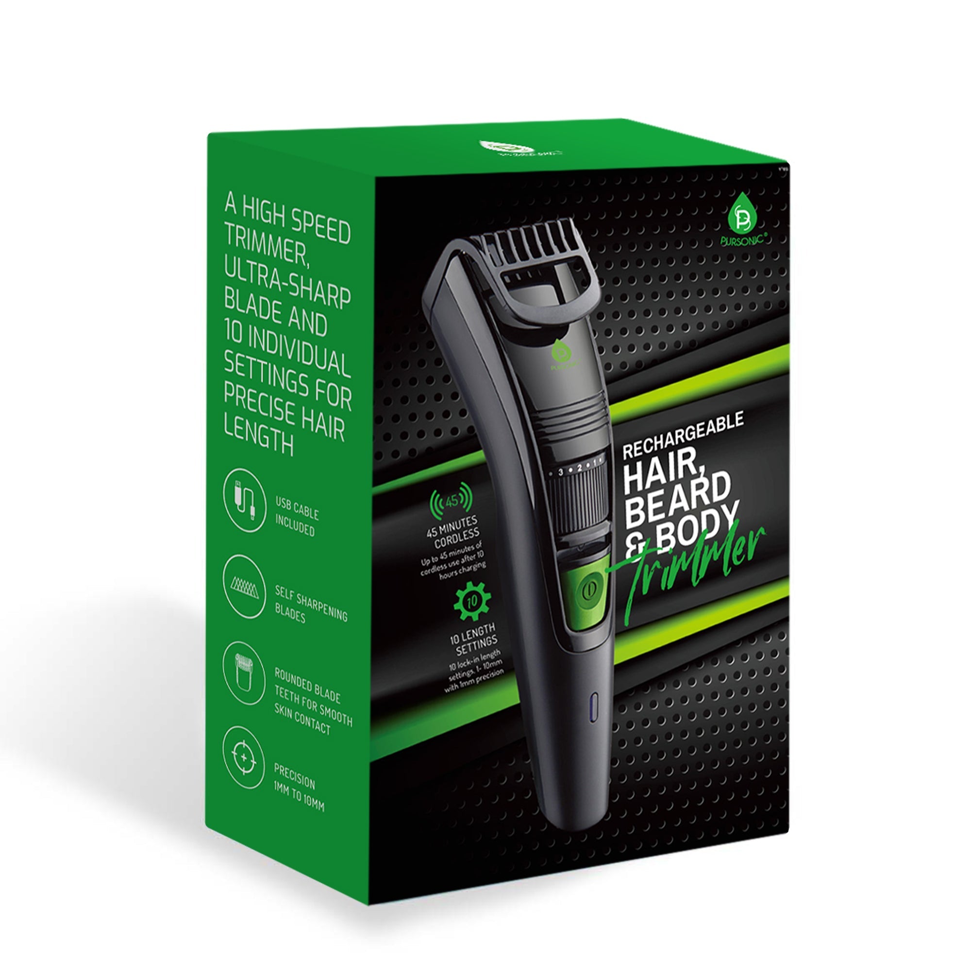 Rechargeable Beard And Body Trimmer-0